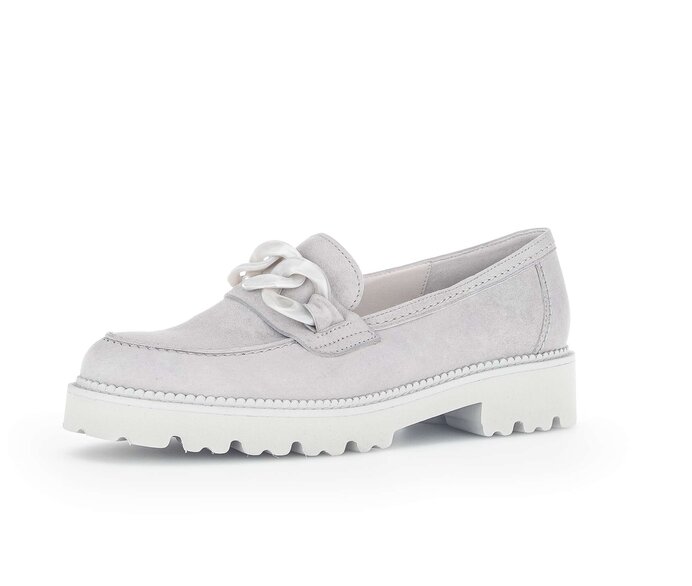 Gabor Loafer Grau - Rauleder