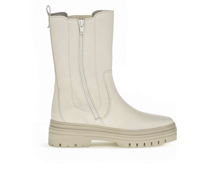 Gabor Chelsea Boot Beige - Glattleder
