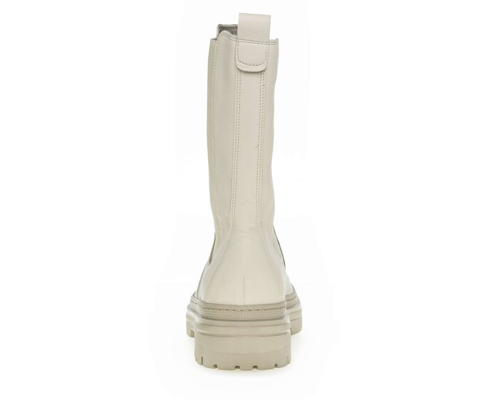 Gabor Chelsea Boot Beige - Glattleder