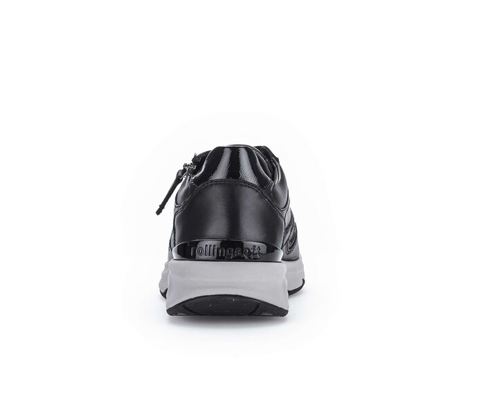 Gabor Sneaker Low Schwarz - Glattleder