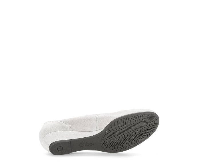 Gabor Keilpumps Grau - Rauleder