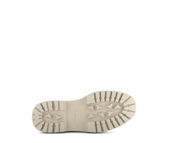 Gabor Schnürstiefelette Beige - Glattleder