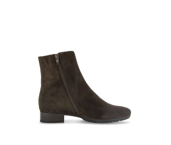 Gabor Sportliche Stiefelette Braun - Materialmix Leder