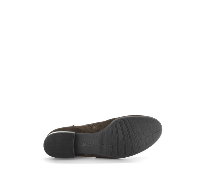 Gabor Sportliche Stiefelette Braun - Materialmix Leder