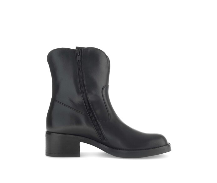Gabor Cowboy Boots Schwarz - Glattleder