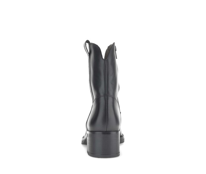 Gabor Cowboy Boots Schwarz - Glattleder