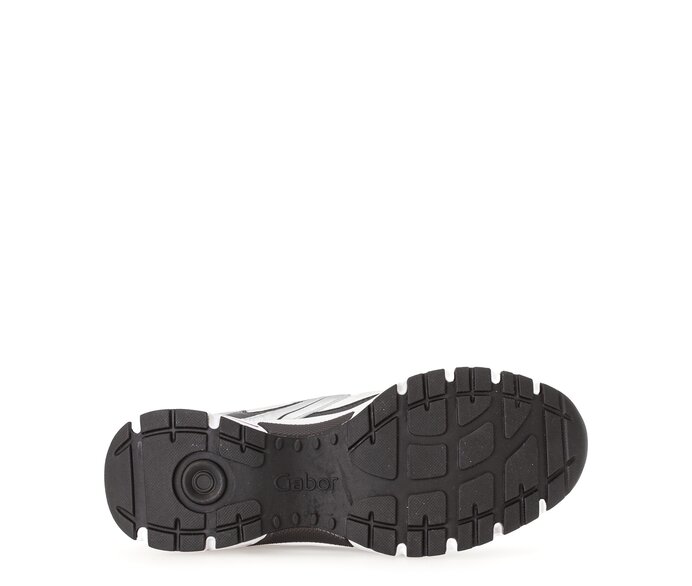 Gabor Sneaker Low Silber - Materialmix Leder/Lederimitat