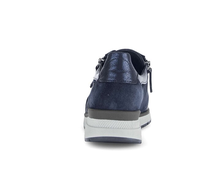 Gabor Sneaker Low Blau - Materialmix Leder/Lederimitat