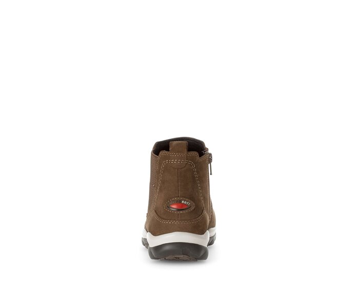 Gabor Sportliche Stiefelette Braun - Rauleder