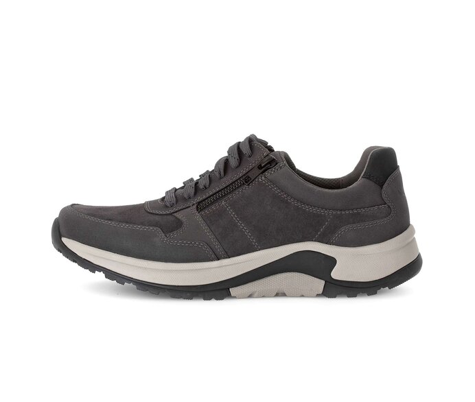 Gabor Rollingsoft Sneaker Low Grau - Nubuk