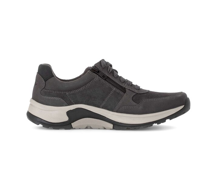 Gabor Rollingsoft Sneaker Low Grau - Nubuk