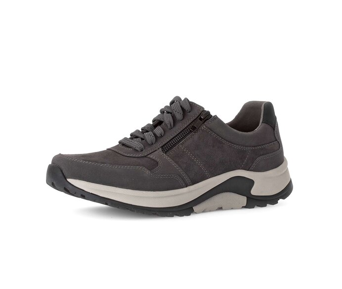 Gabor Rollingsoft Sneaker Low Grau - Nubuk