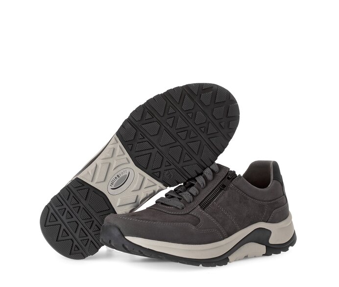Gabor Rollingsoft Sneaker Low Grau - Nubuk