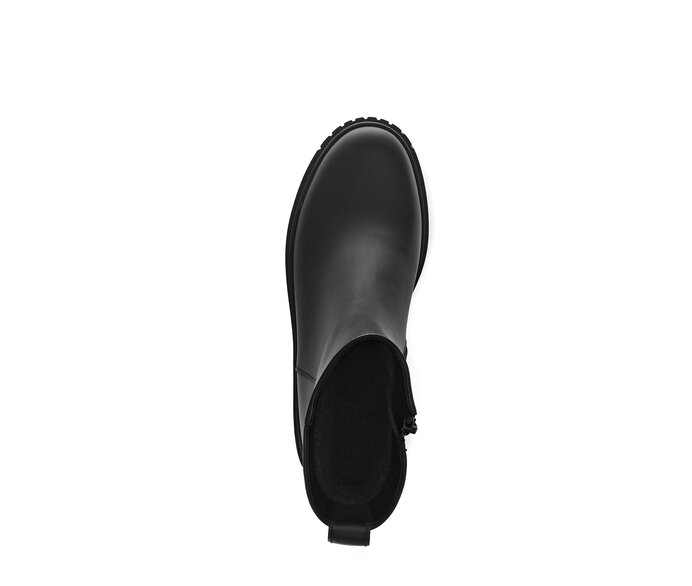 Gabor Plateau Stiefelette Schwarz - Glattleder