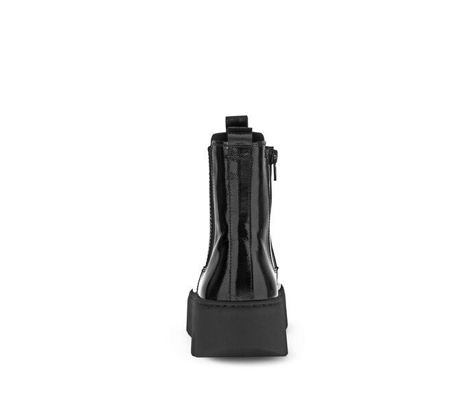 Gabor Chelsea Boot Schwarz - Lackleder