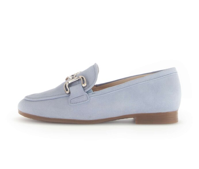 Gabor Slipper Blau - Rauleder