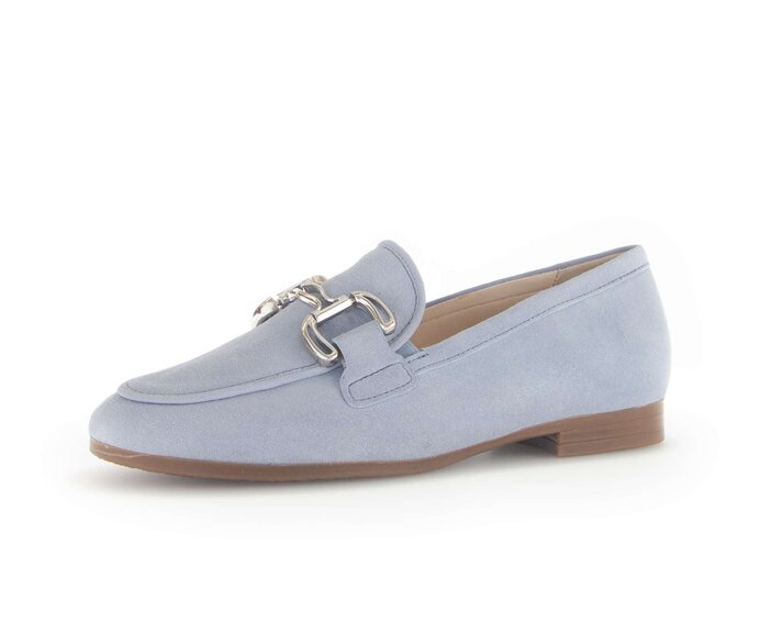 Gabor Slipper Blau - Rauleder