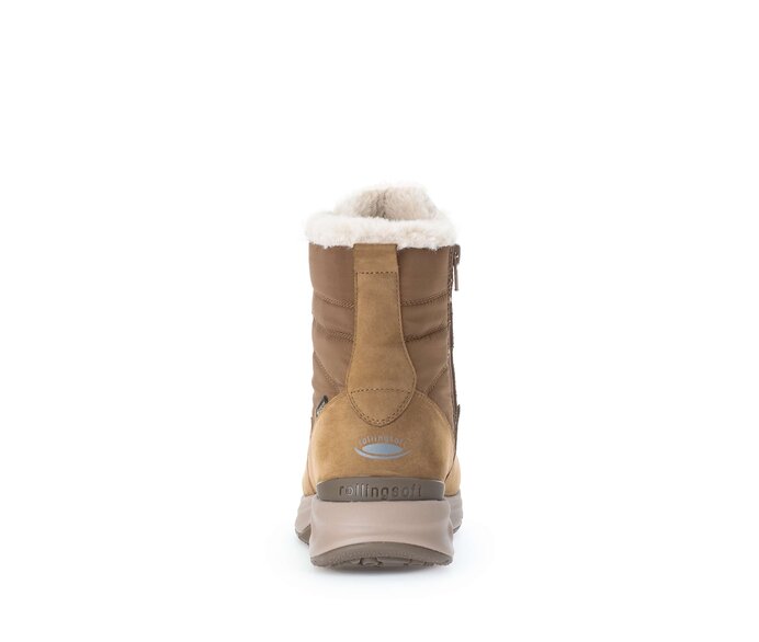 Gabor Winterstiefelette Braun - Materialmix Leder/Lederimitat