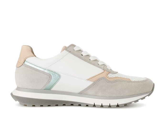 Gabor Sneaker Low Beige - Materialmix Leder