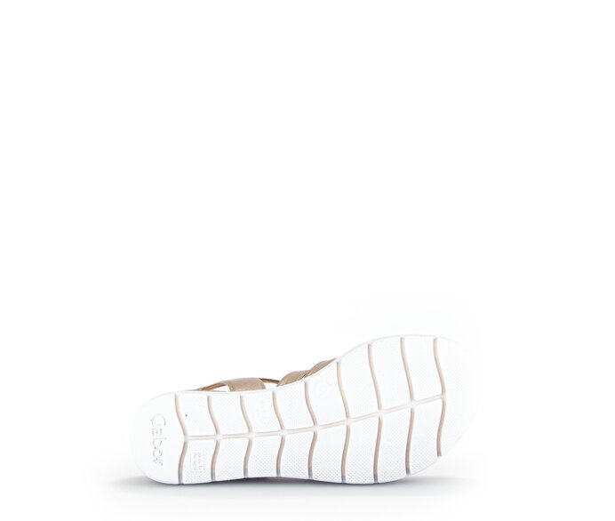 Gabor Keilsandalette Gold - Effektleder