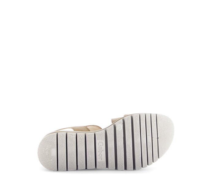 Gabor Plateau Sandale Beige - Rauleder