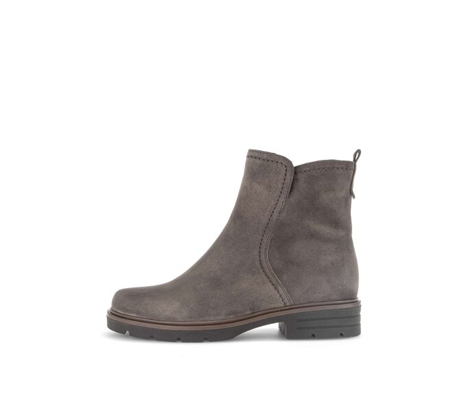 Gabor Sportliche Stiefelette Grau - Rauleder