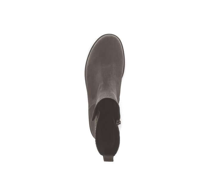 Gabor Sportliche Stiefelette Grau - Rauleder