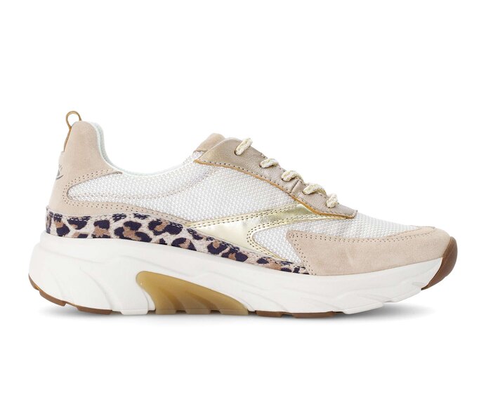 Gabor Sneaker Low Beige - Materialmix Leder/Lederimitat