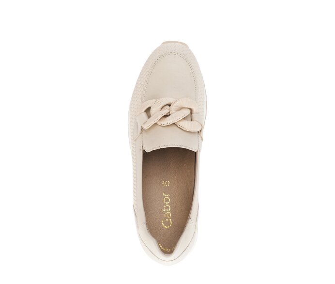 Gabor Slipper Beige - Glattleder
