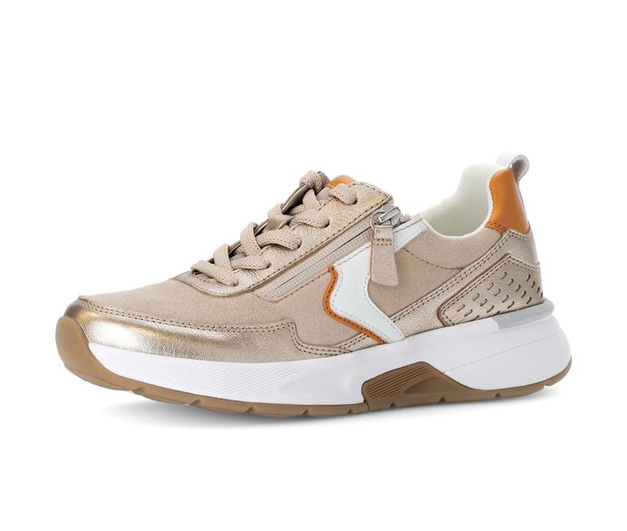 Gabor Sneaker Low Beige - Rauleder