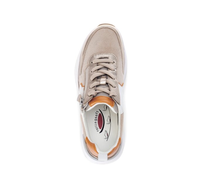 Gabor Sneaker Low Beige - Rauleder