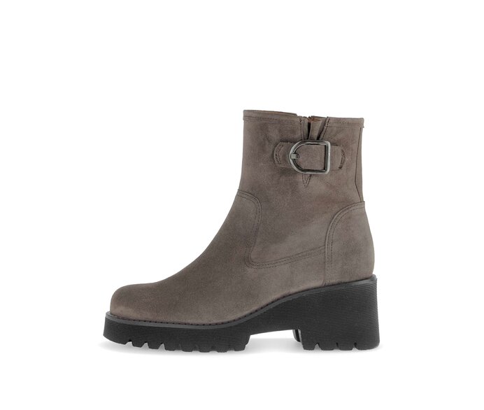 Gabor Plateau Stiefelette Braun - Rauleder