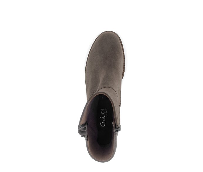 Gabor Plateau Stiefelette Braun - Rauleder