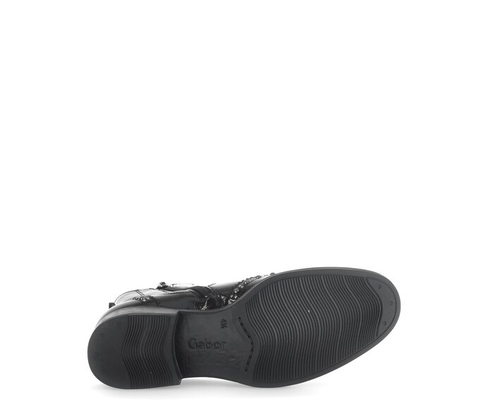 Gabor Chelsea Boot Schwarz - Lackleder