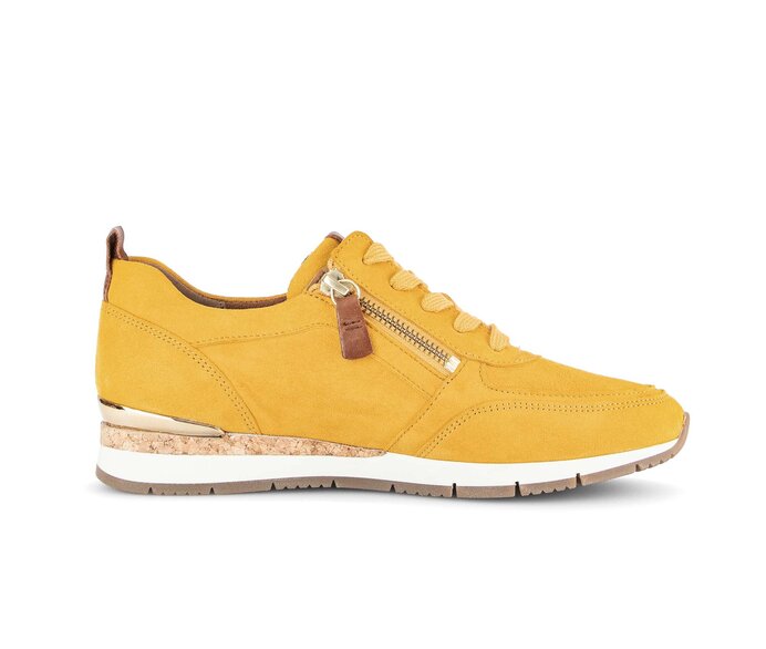 Gabor Sneaker Low Gelb - Rauleder