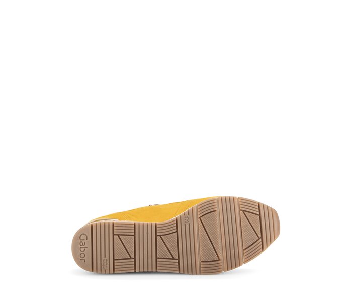 Gabor Sneaker Low Gelb - Rauleder