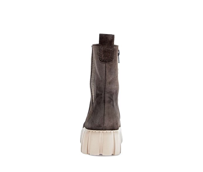 Gabor Plateau Stiefelette Braun - Rauleder
