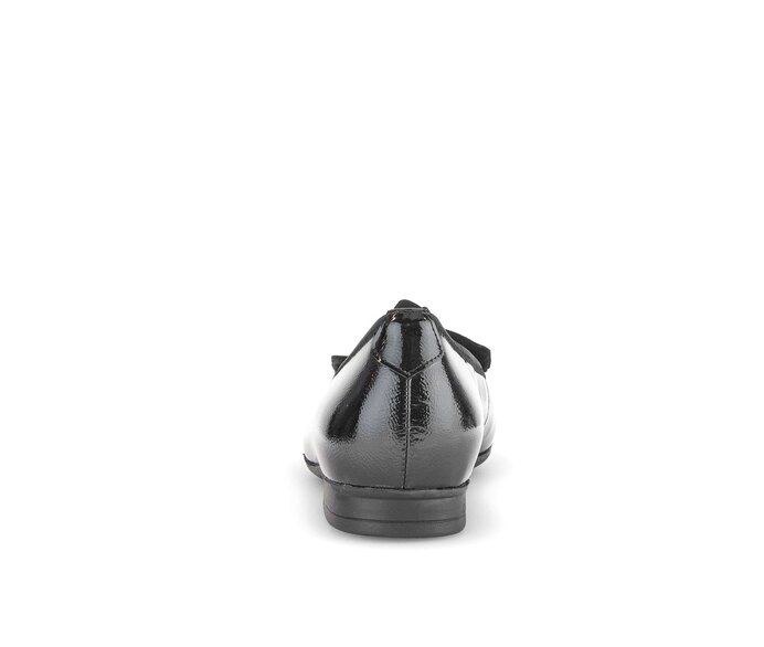 Gabor Eleganter Ballerina Schwarz - Lackleder