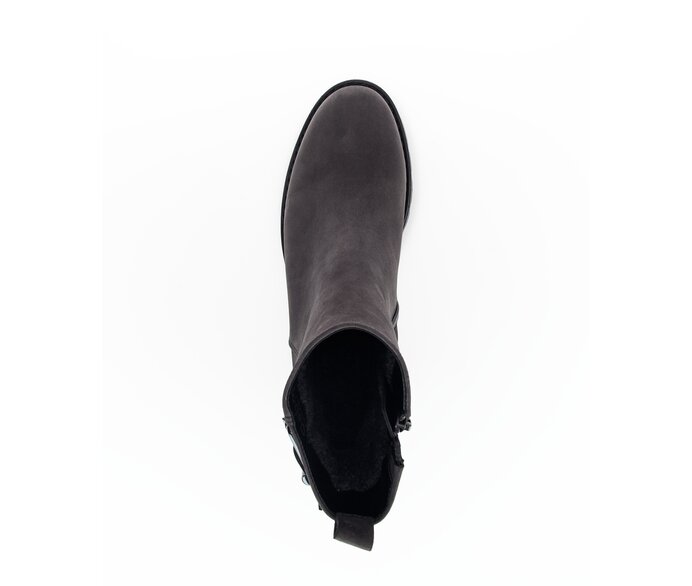 Gabor Sportliche Stiefelette Grau - Rauleder