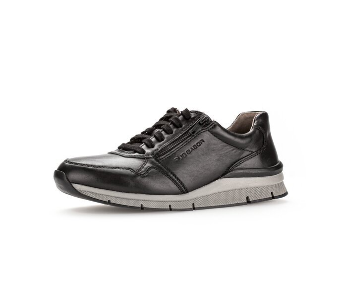 Pius Gabor Sneaker Low Schwarz - Glattleder