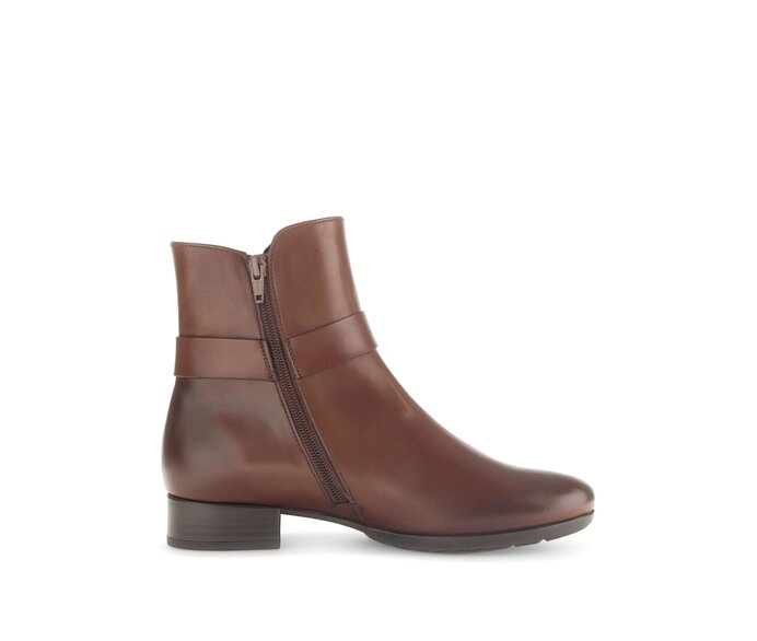 Gabor Elegante Stiefelette Braun - Glattleder