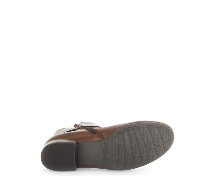 Gabor Elegante Stiefelette Braun - Glattleder