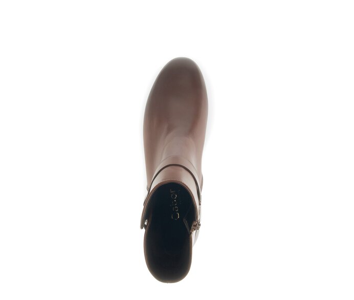Gabor Elegante Stiefelette Braun - Glattleder