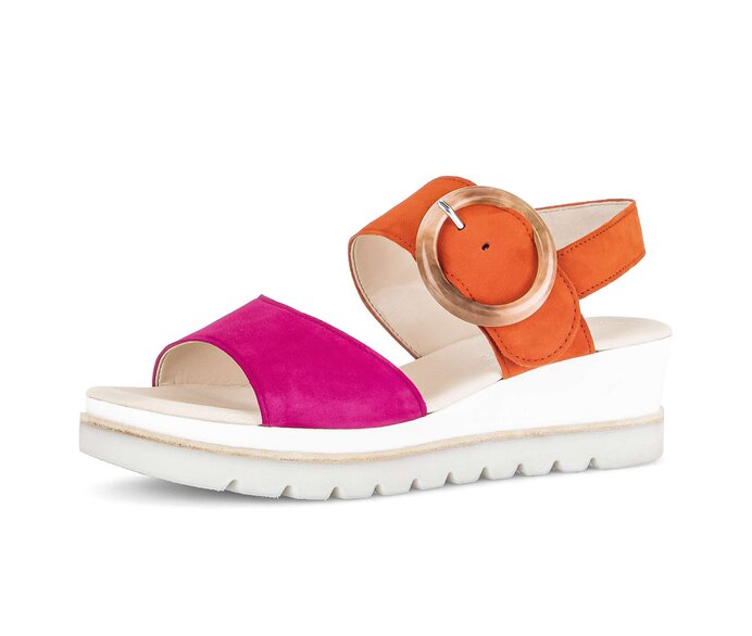 Gabor Plateau Sandale Multicolour - Rauleder