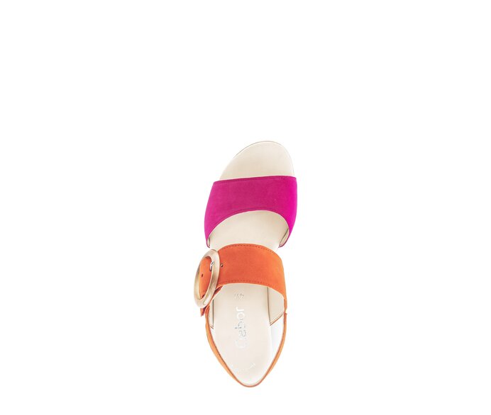 Gabor Plateau Sandale Multicolour - Rauleder