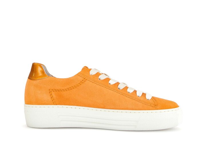 Gabor Sneaker Low Orange - Rauleder