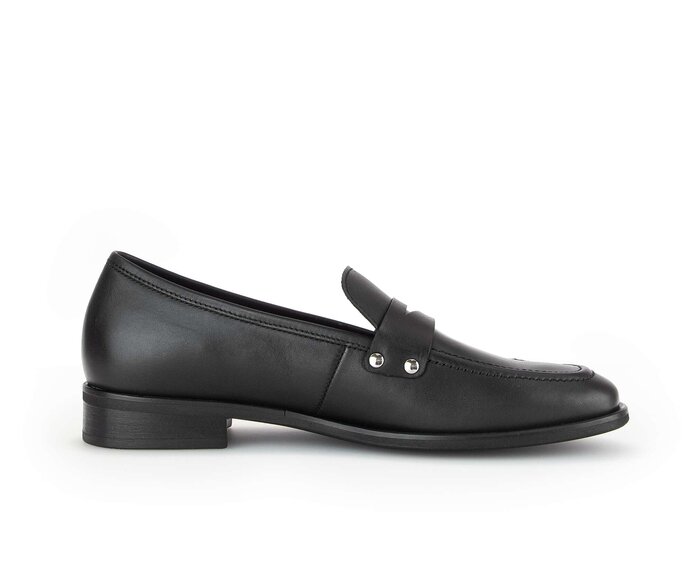 Gabor Slipper Schwarz - Glattleder