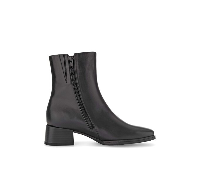 Gabor Elegante Stiefelette Schwarz - Glattleder