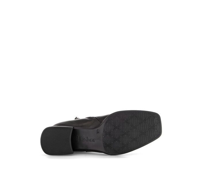 Gabor Elegante Stiefelette Schwarz - Glattleder