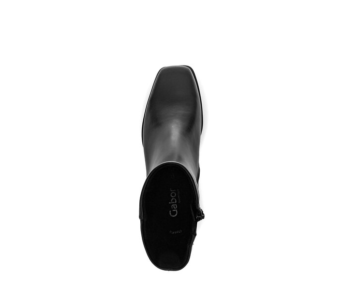 Gabor Elegante Stiefelette Schwarz - Glattleder
